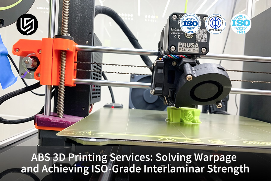 El servicio de impresión 3D de ABS fabrica prototipos de componentes ecológicos en laboratorios de control de calidad.