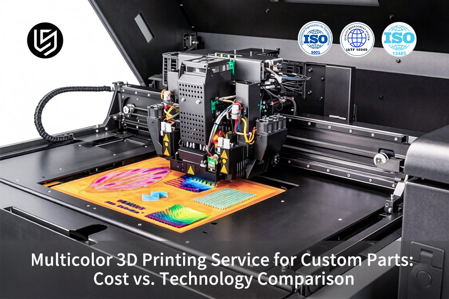 Il servizio di stampa 3D multicolore fabbrica parti bicolore con estrusori indipendenti.