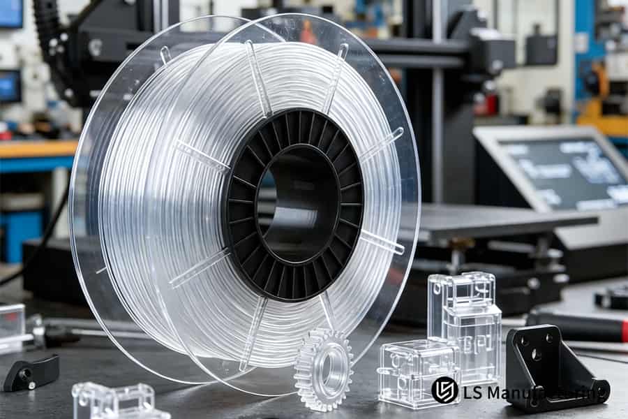 3D printing produces precision polycarbonate gears for industrial automation equipment testing.