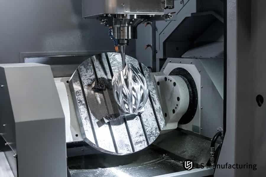 Bearbeitung kundenspezifischer medizinischer Implantate, Herstellung medizinischer Implantate aus Titanlegierung.