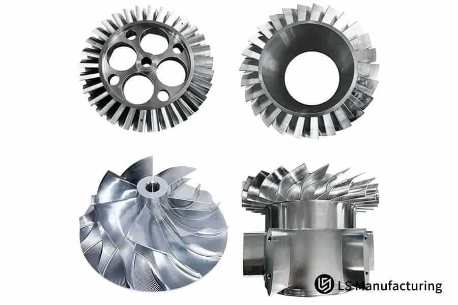 Демонстрируйте металлические сплавы с высокими допусками, чтобы продемонстрировать надежность и качество изготовленных на заказ лопастей рабочего колеса.