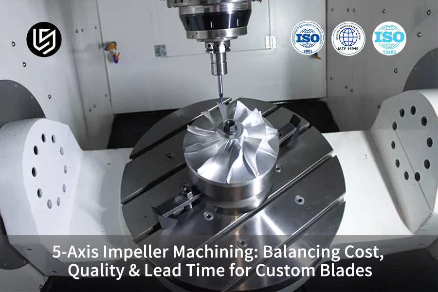 Обработка на станке с ЧПУ рабочего колеса из сплава с высокими допусками для оптимизации стоимости, качества и времени выполнения заказа для турбомашин.