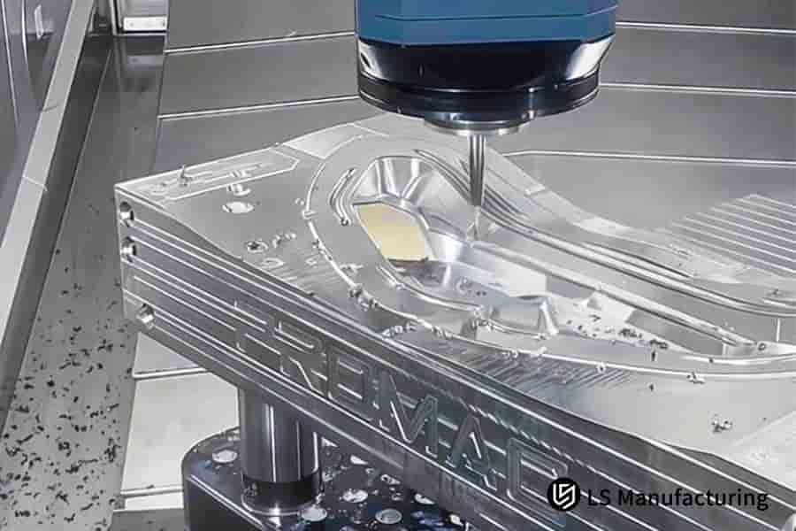 5-Achsen-Fräsen großer industrieller Formenbau aus Aluminiumlegierung, Präzisionsteile.