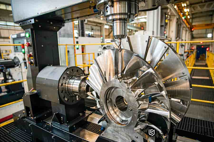 Präzisions-5-Achsen-Innenradiusbearbeitung von AL7075-T651 Aluminium.