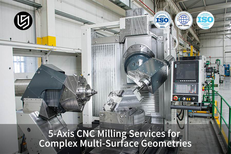 5-Axis CNC milling service machines impeller to ±0.003 mm tolerance.