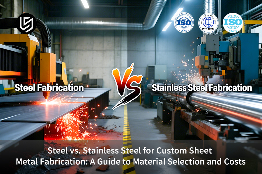 两台光纤激光器可切割钢板和不锈钢管，以实现经济高效的工业设备制造。