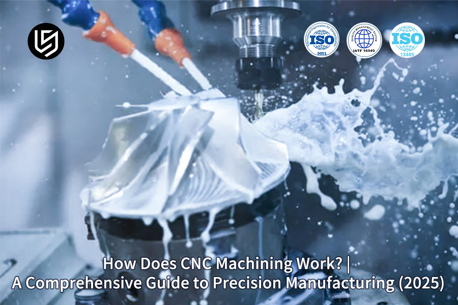Um guia visual para o processo moderno de usinagem CNC da LS Manufacturing.