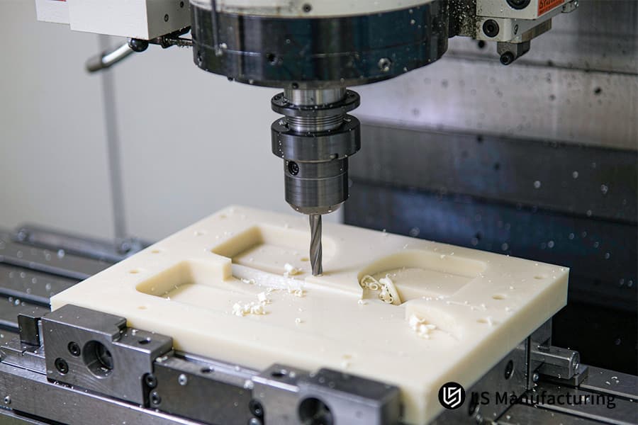 A fresagem CNC de acrílico, nylon e ABS reduz o custo unitário em 23,6%.