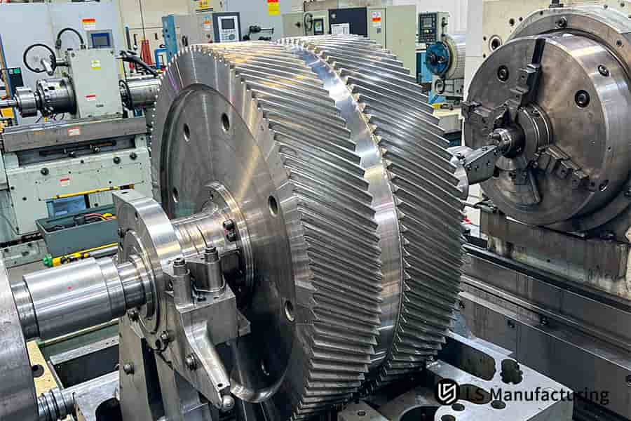 AGMA 12 precision gear manufacturing verifies 17-4PH gear via sub-micron CMM.