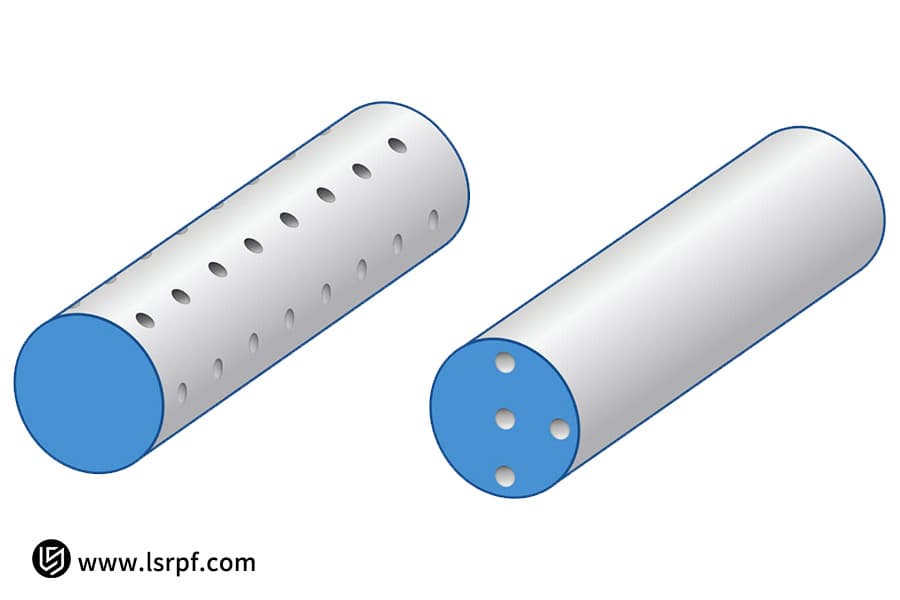 مكونات ألومنيوم CNC محولة مع ثقوب من إنتاج LS Manufacturing