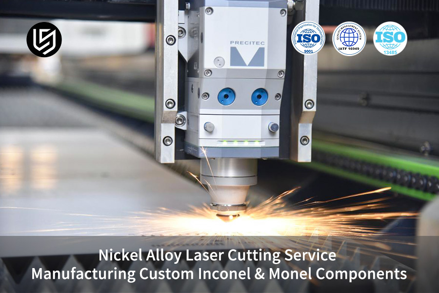 A nickel alloy laser cutting system in action