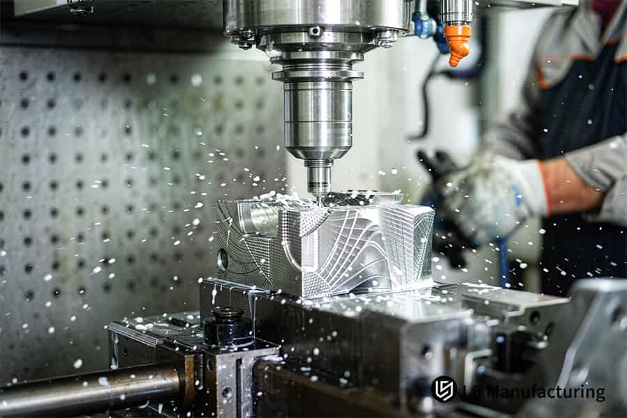 El husillo CNC corta un soporte ligero para la ingeniería de aligeramiento CNC del sector automotriz con un filete R3.5.