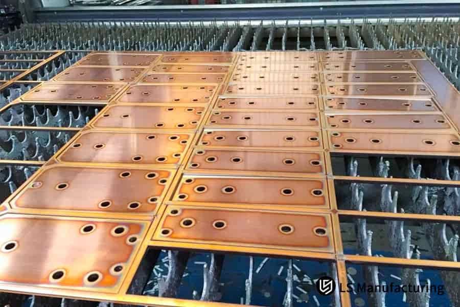 Servizio di taglio laser ottone per tagli netti