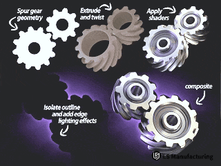 LS Manufacturing的数控齿轮技术要求和着色器应用流程.gif