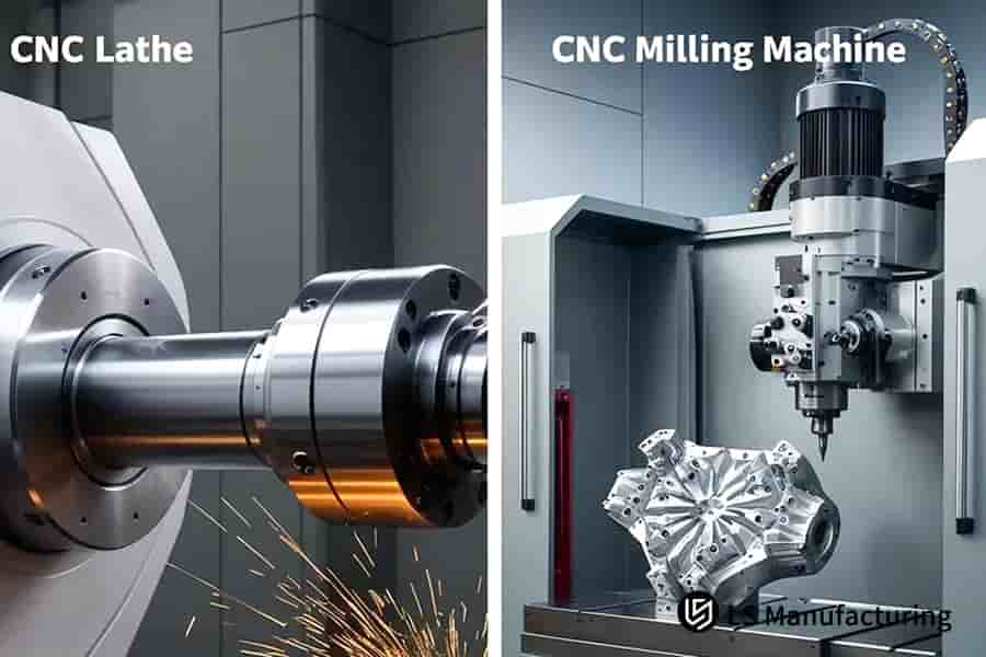 CNC lathe versus milling machine comparison for manufacturing by LS Manufacturing.jpg