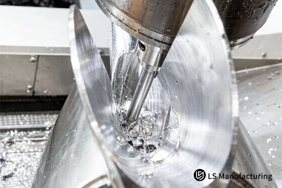 CNC machining aluminum cylinders minimizing thin wall CNC machining cost for manufacturing.