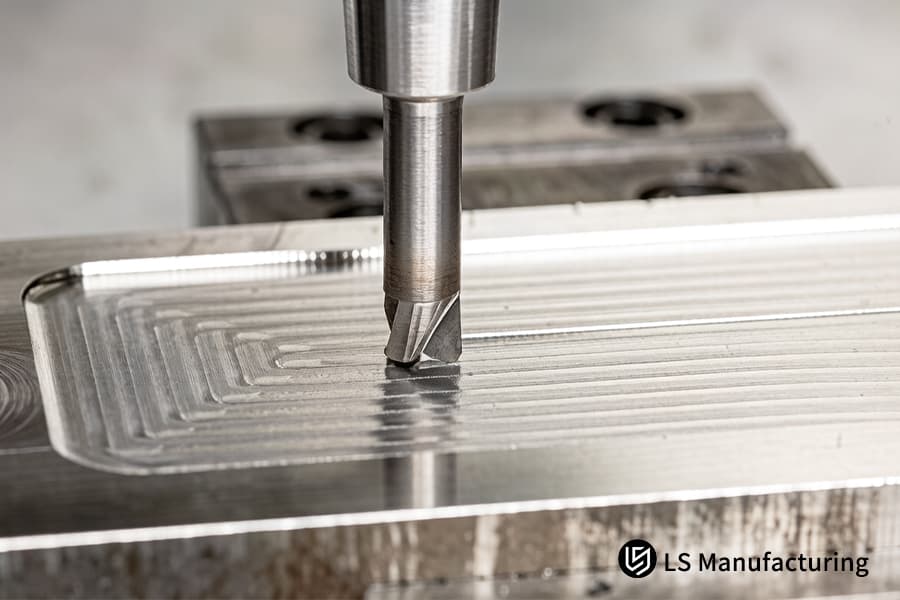 Precision surface finish CNC machines aluminum heat sink fins for high power electronics cooling.