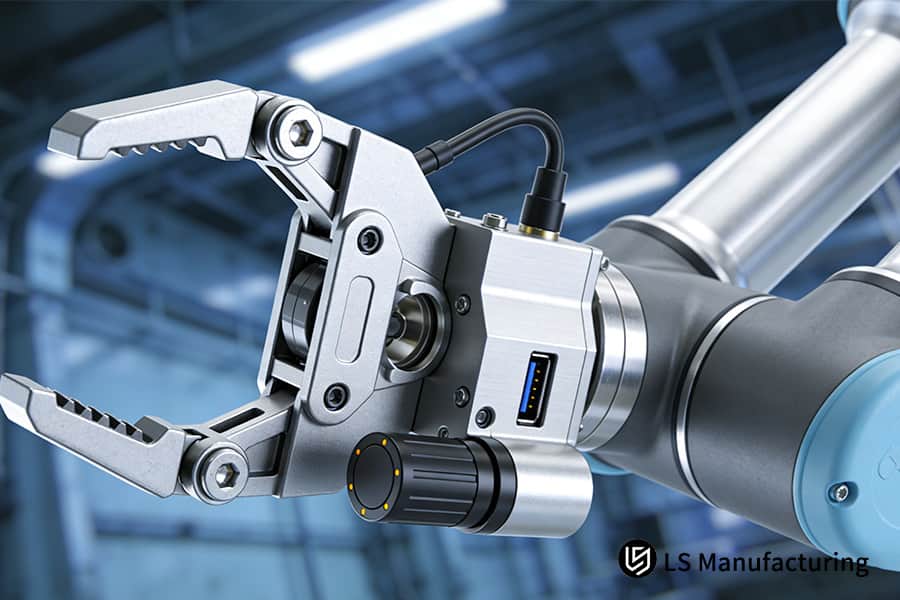 Fabricación de pinzas de aleación metálica de alta tolerancia para líneas de montaje robóticas avanzadas.