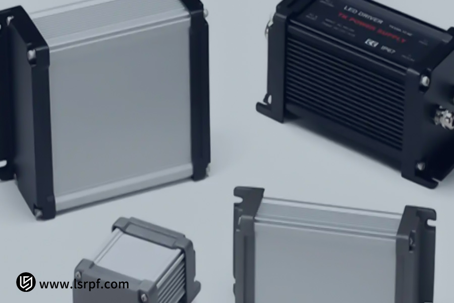 CNC machining precision galvanized steel heat sinks for LED driver and optoelectronic systems.