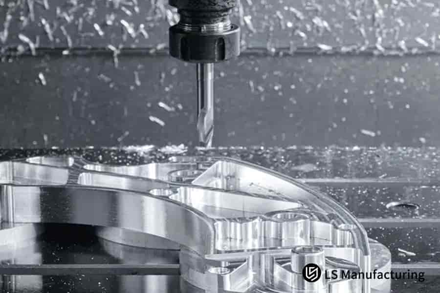 Usinage d'une pièce métallique de précision pour les services d'usinage CNC en Chine et démonstration des capacités des fournisseurs.