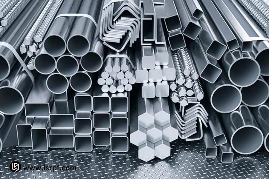 CNC machining various galvanized steel profiles for industrial parts and structures fabrication.