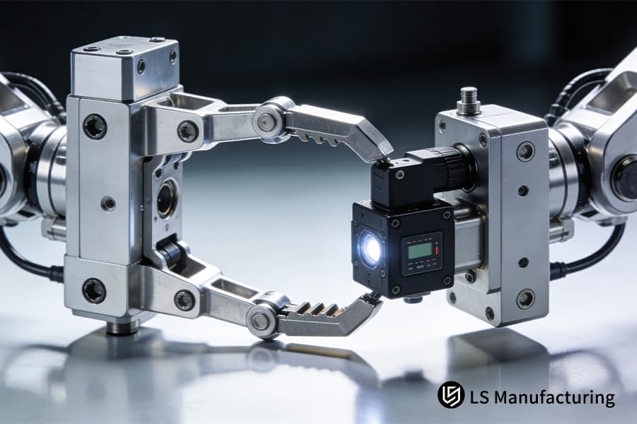 El mecanizado CNC proporciona pinzas metálicas de alta precisión para la fabricación confiable de herramientas robóticas de precisión.