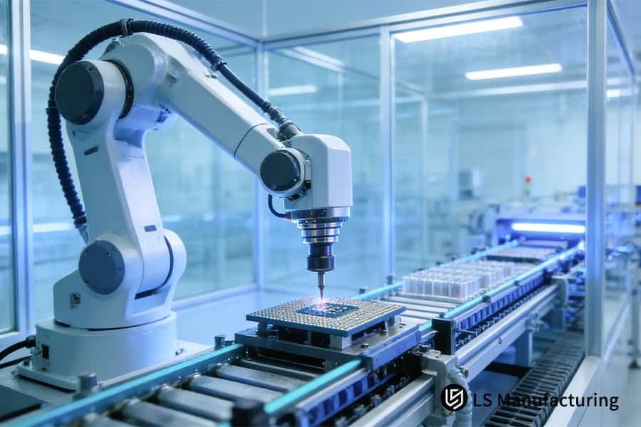 Usinage de supports en aluminium haute tolérance pour les systèmes d'automatisation robotique de précision et la stabilité des capteurs.