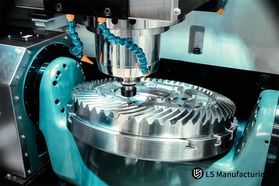 Mecanizado CNC 3D de precisión de fresas de engranajes espirales de acero inoxidable con una precisión de 0,015 mm.