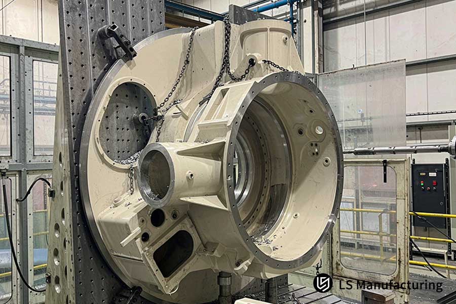 맞춤형 대형 CNC 보링으로 대구경 주조물을 0.005mm 스케일로 정렬합니다.