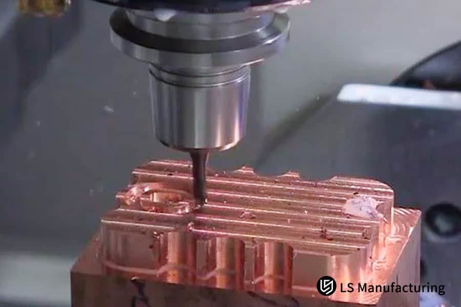 プロトタイプの加工とサプライヤーの能力のデモンストレーションのために高精度の銅部品をフライス加工します。