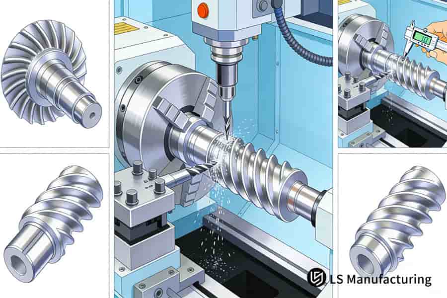 Токарная обработка с ЧПУ позволяет изготавливать турбинные валы из титанового сплава с высокими допусками для аэрокосмических двигательных установок.