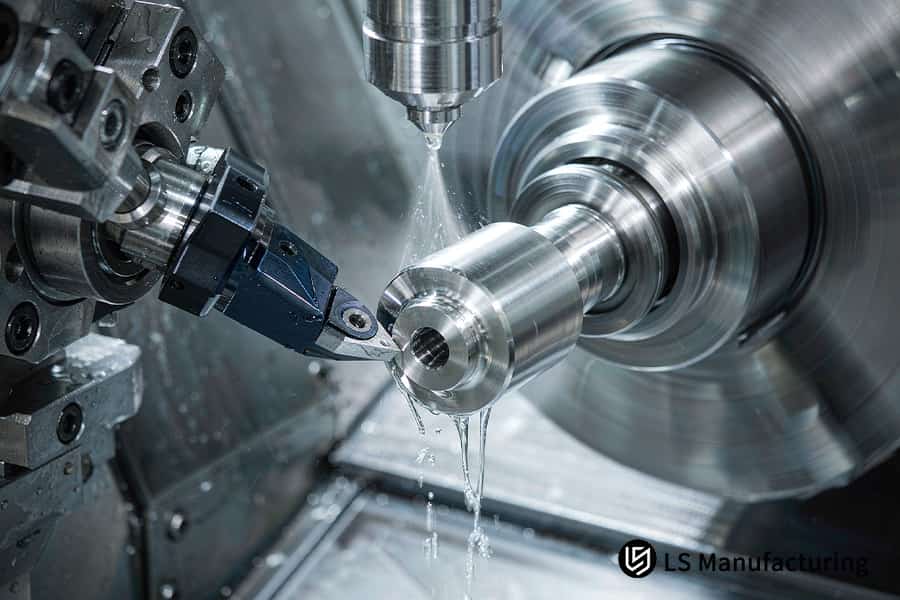 El torneado CNC suizo ISO 13485 utiliza un sistema de refrigeración por aceite a alta presión.