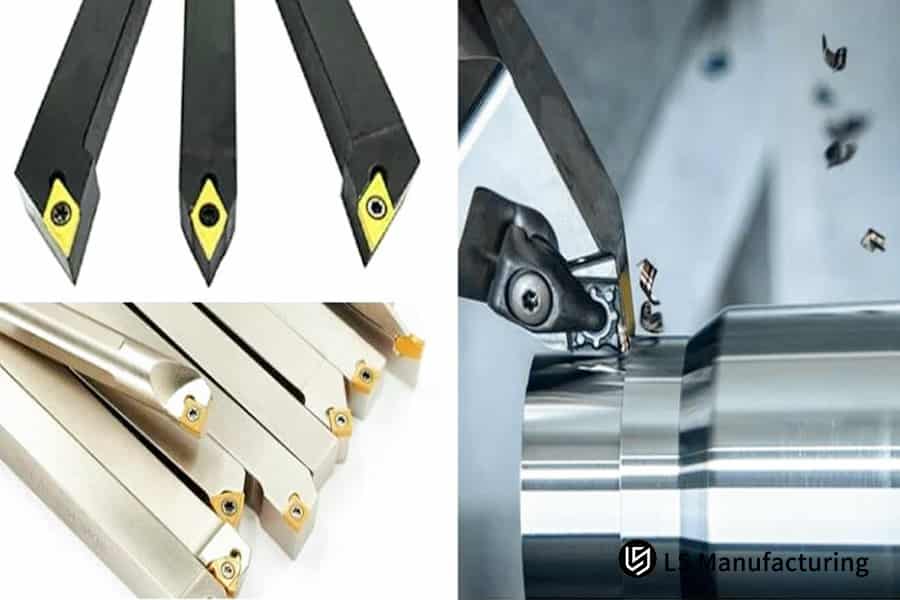 Componentes de herramientas de torneado CNC y proceso de corte de LS Manufacturing