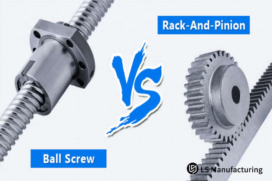 Comparação dos processos de usinagem de fusos de esferas e engrenagens de cremalheira e pinhão pela LS Manufacturing