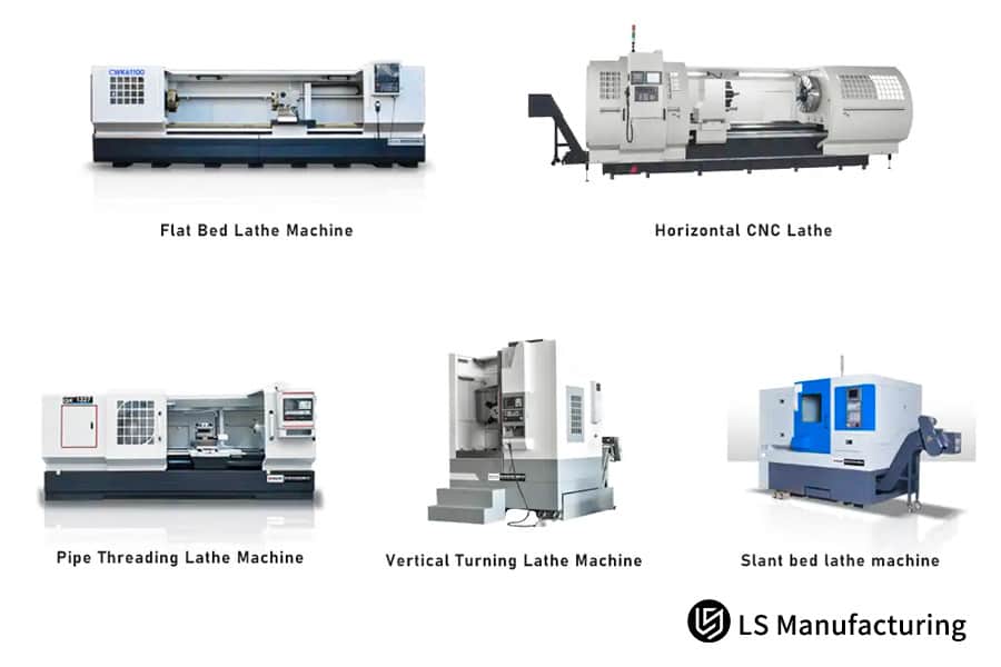 Comparação de vários tipos de tornos CNC da LS Manufacturing