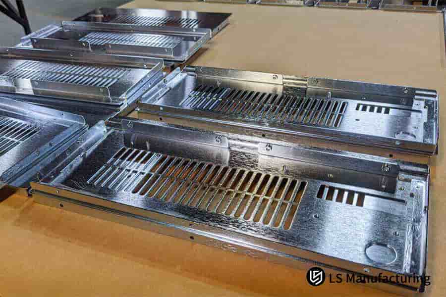 High precision sheet metal fabricated parts.