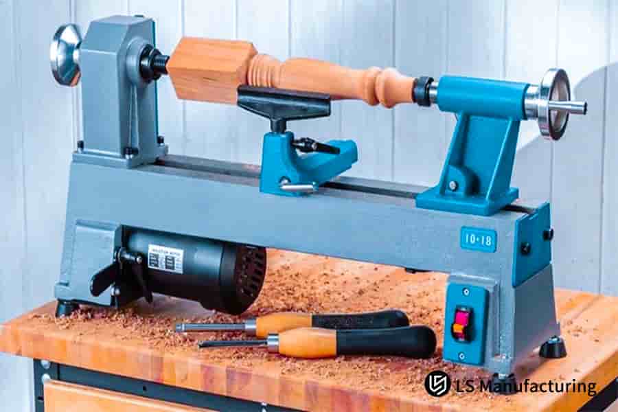 Precision wood turning reduces production costs per item