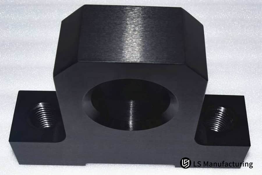 Custom metal CNC milling parts with internal threads by LS Manufacturing