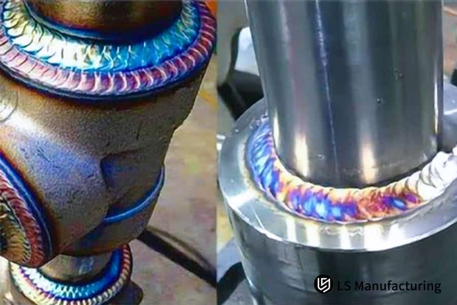 لحام نابض بالحياة ناتج عن لحام المعادن غير المتشابهة