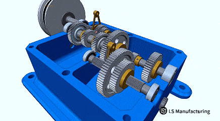 علبة تروس بديلة للطوارئ لآلة المخرطة من إنتاج LS Manufacturing