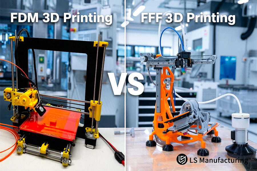 FDM vs. FFF 3D printing service operates desktop machines for rapid prototyping applications.