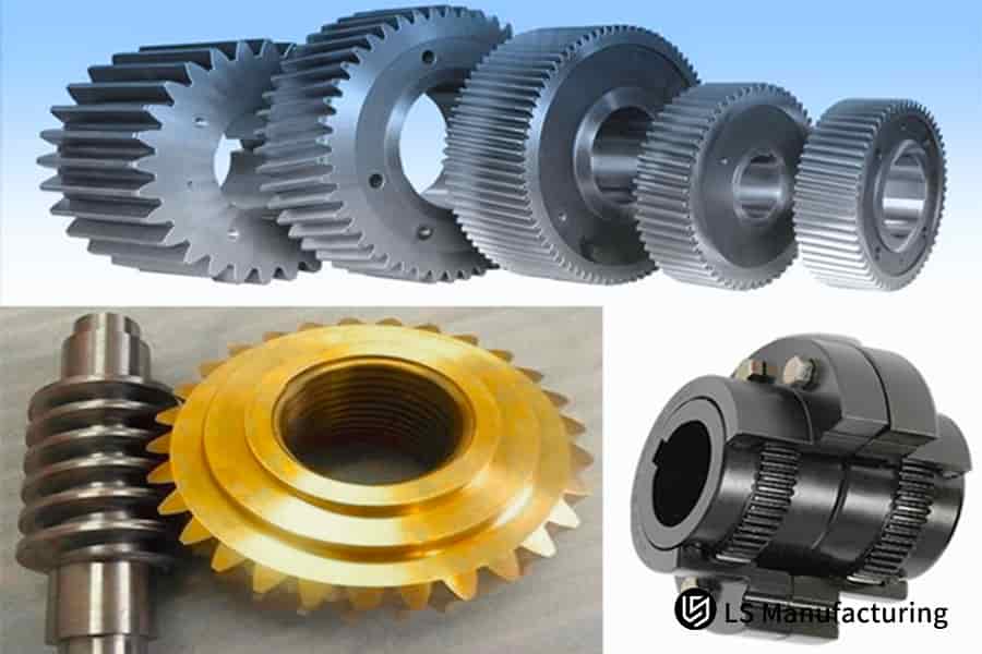 Machining high-tolerance alloy steel helical gears for heavy machinery and industrial power transmission services.