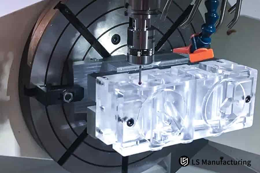 Высокоточное фрезерование прозрачных компонентов по индивидуальному заказу от LS Manufacturing