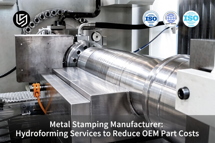 Hydroforming services for OEM form 6061 aluminum tubes for bicycle frame components.