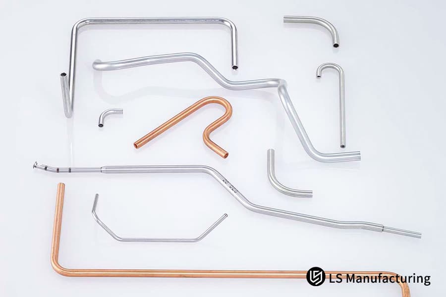 Various custom bent medical metal tubes