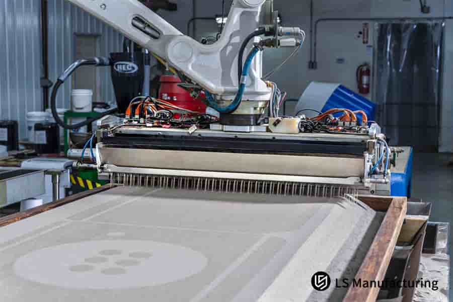 Automatisation robotique industrielle pour la production de prototypes CNC par LS Manufacturing