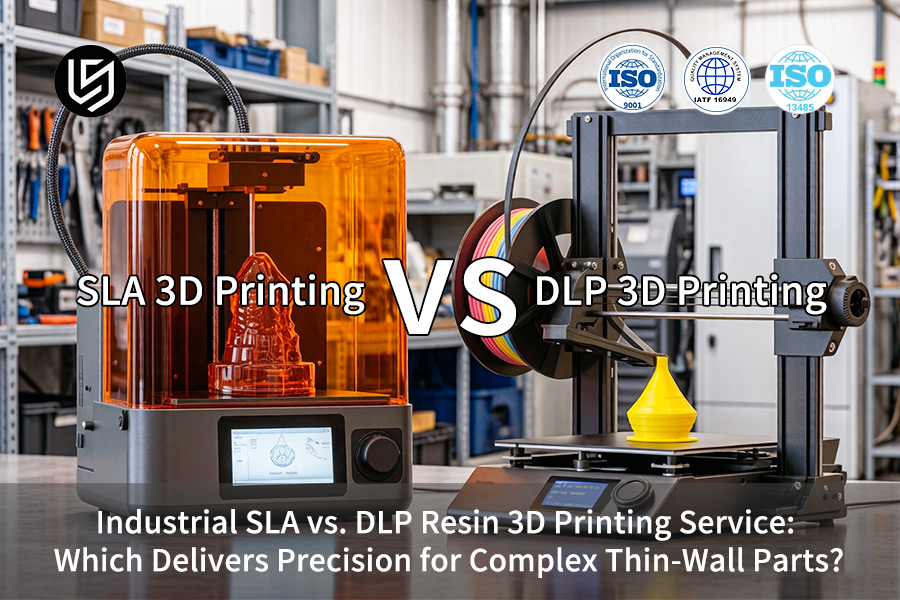 Il servizio di stampa 3D SLA industriale e DLP mette in mostra la produzione professionale su larga scala rispetto a quella compatta.
