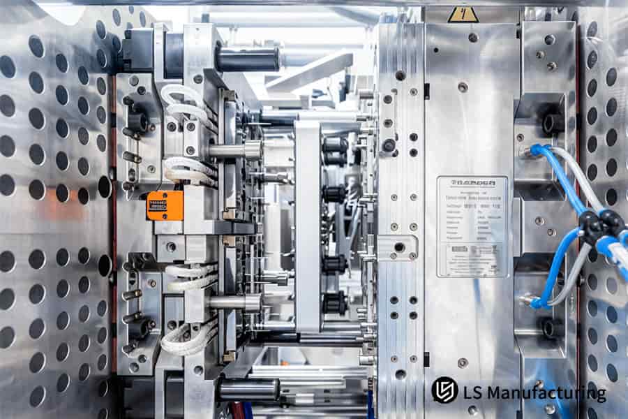 The machine forms complex internal parts from exotic resin for tooling cost quote optimization.
