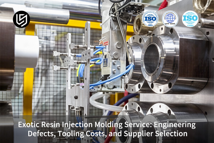 Exotic resin injection molding service utilizes a precision steel mold for critical-use parts under ISO certifications.