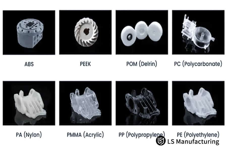 Usinagem CNC de peças plásticas e materiais poliméricos pela LS Manufacturing.
